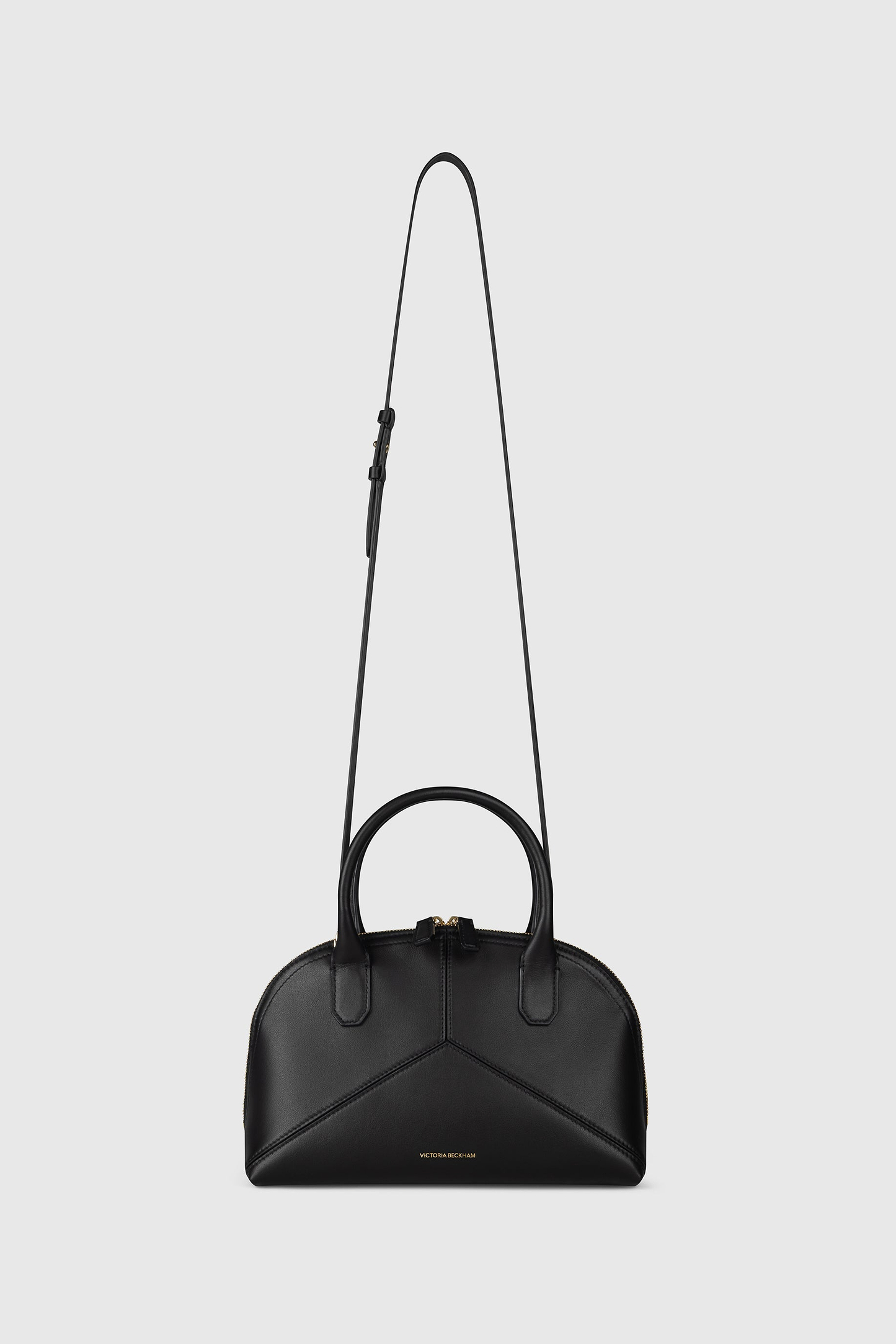 Victoria Doctor Bag Small Black Soft Calf Leather