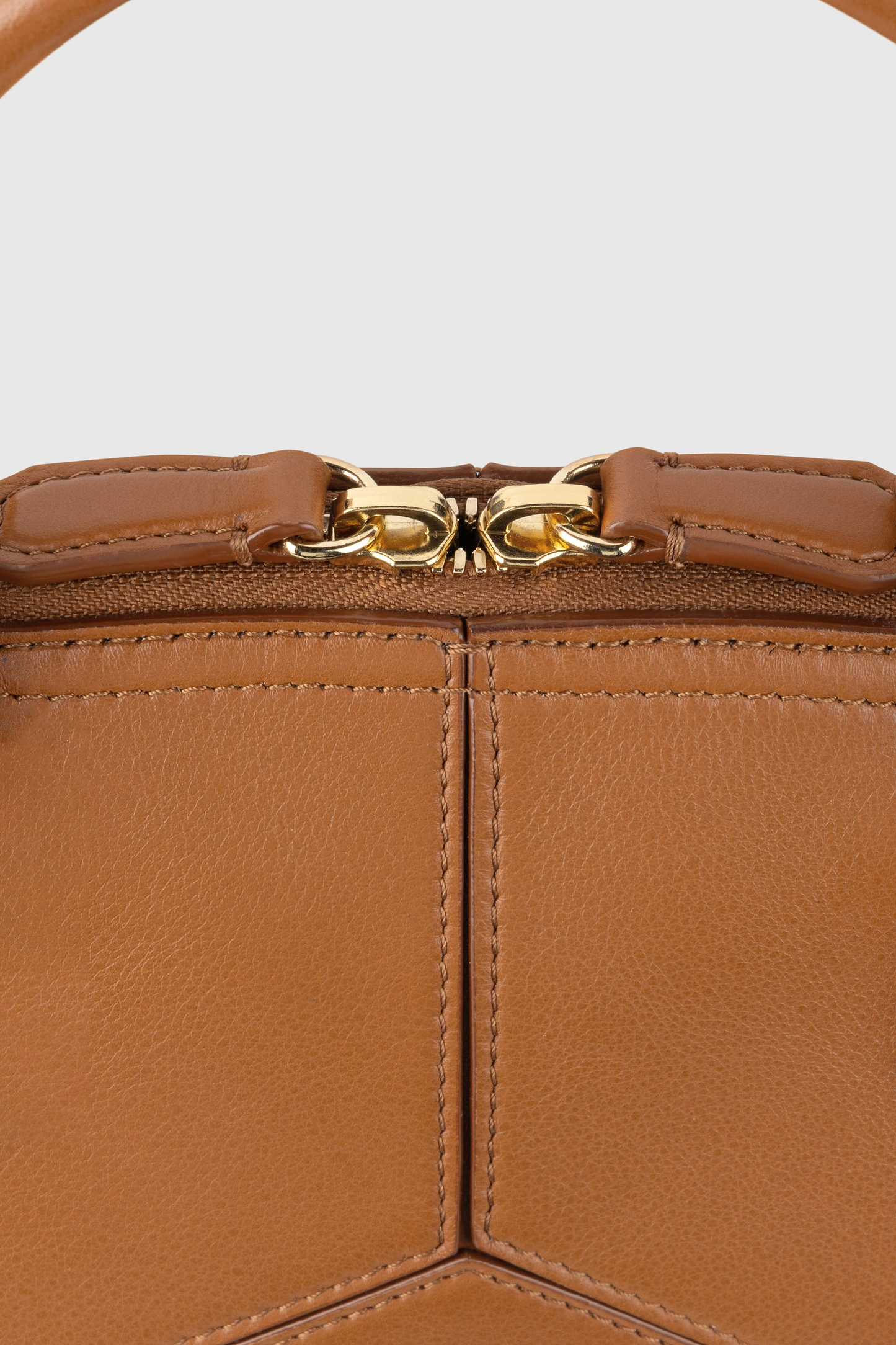 Victoria Doctor Bag Small Tan Soft Calf Leather
