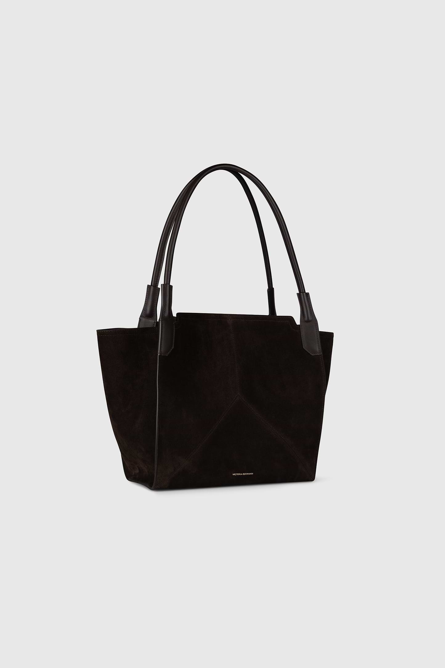 Victoria Tote Coffee Suede