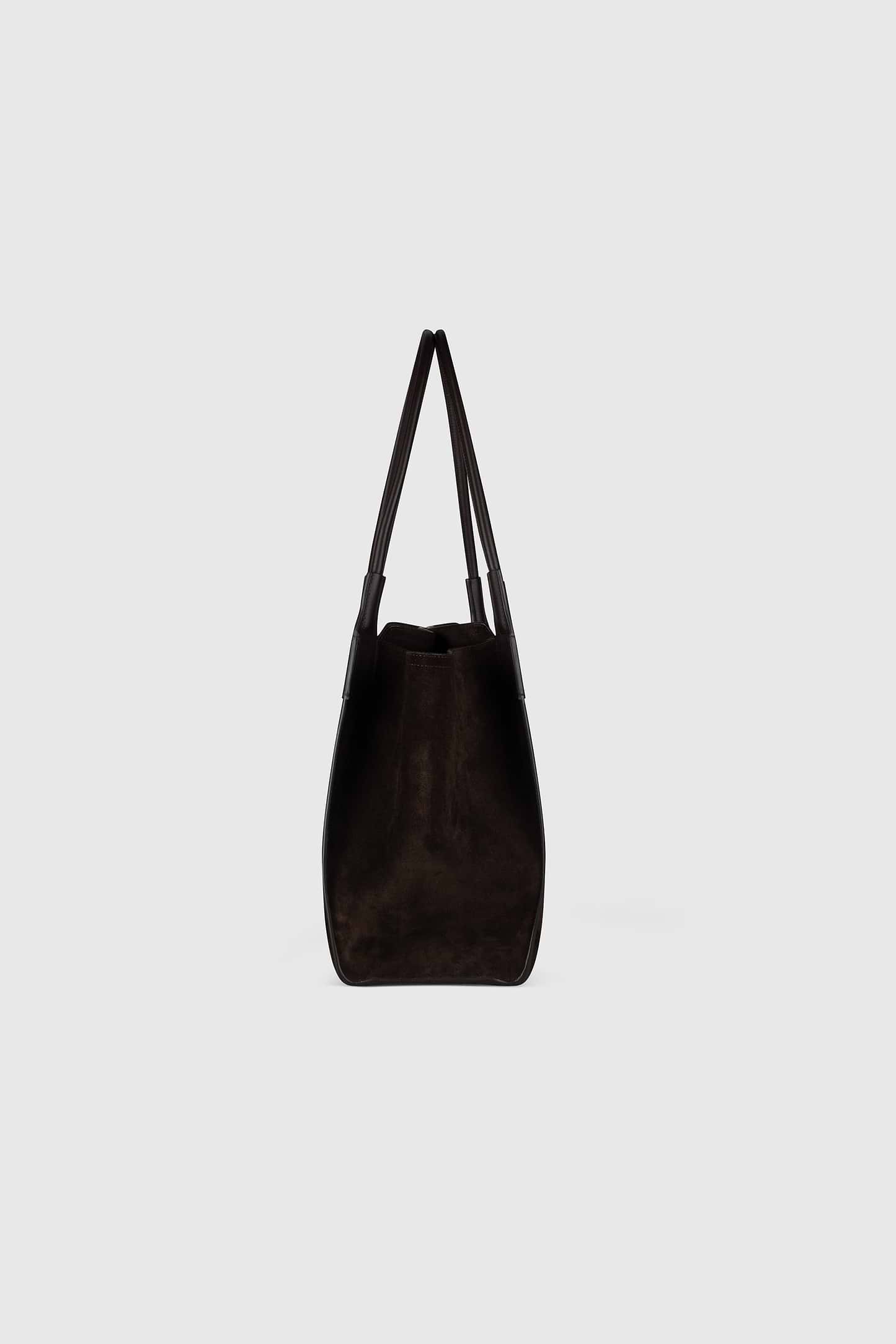 Victoria Tote Coffee Suede