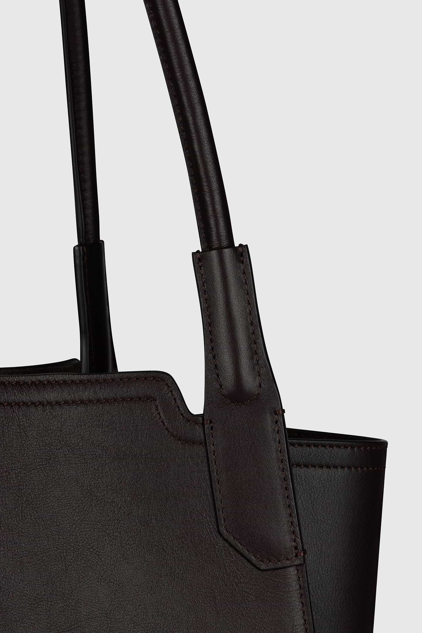 Victoria Tote Coffee Soft Calf Leather
