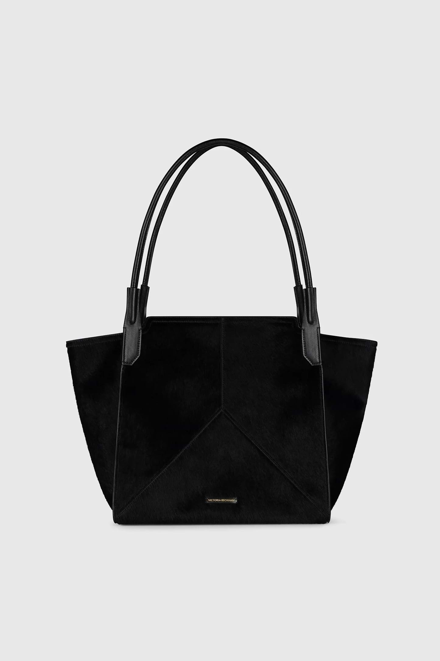 Victoria Tote Black Hair Calf Leather