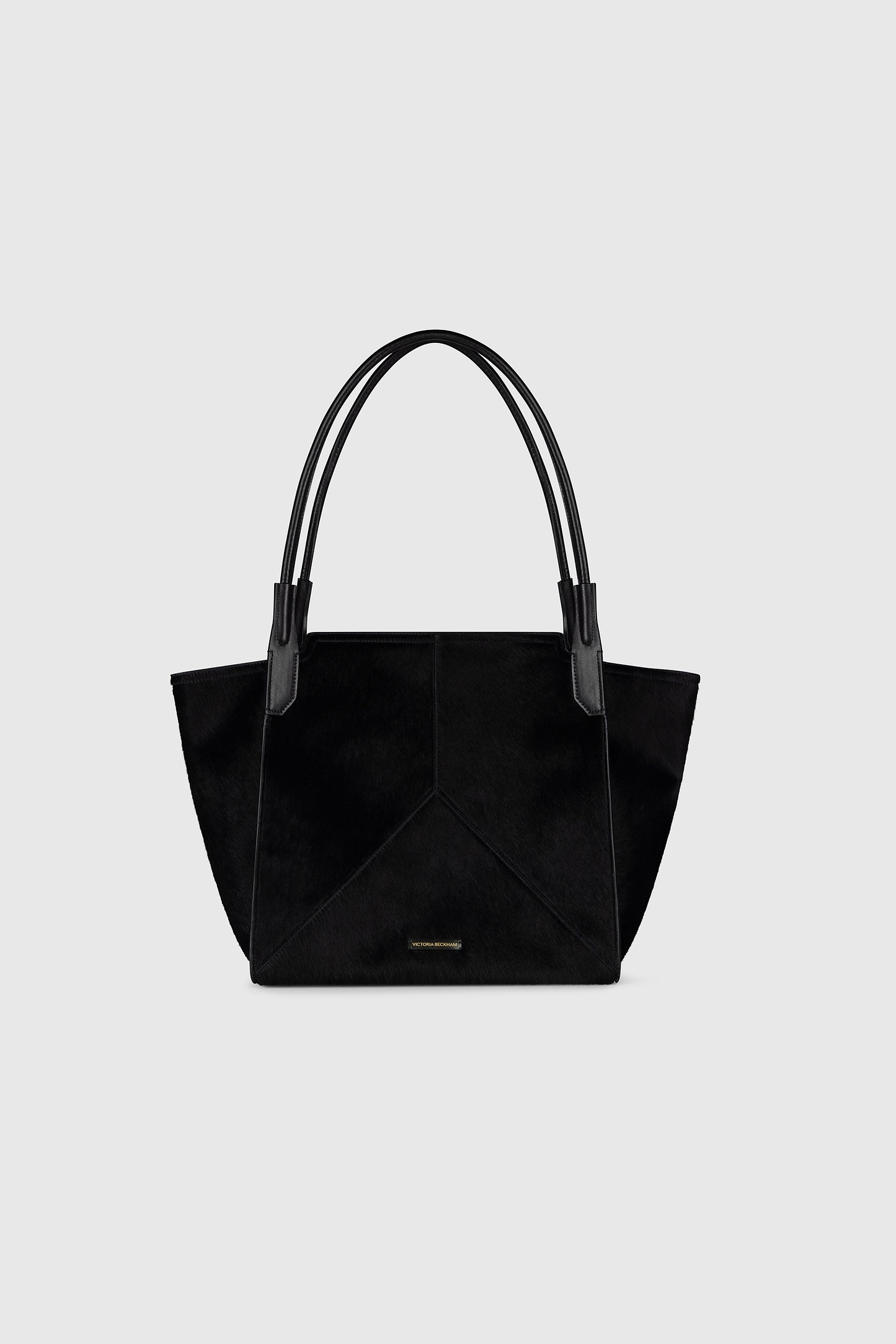 Victoria Tote Black Hair Calf Leather