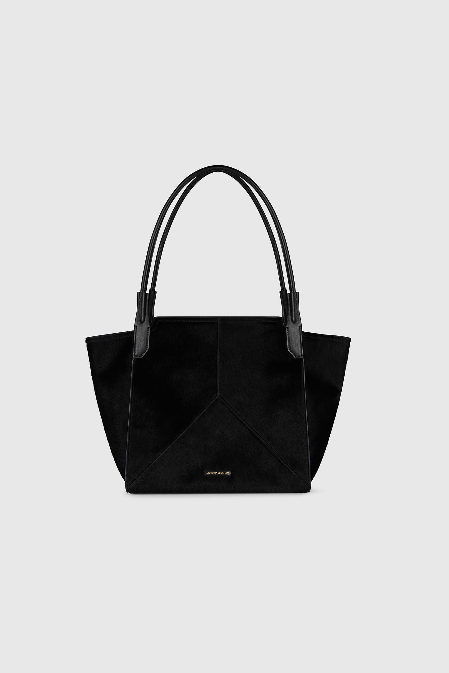 Victoria Tote Black Hair Calf Leather