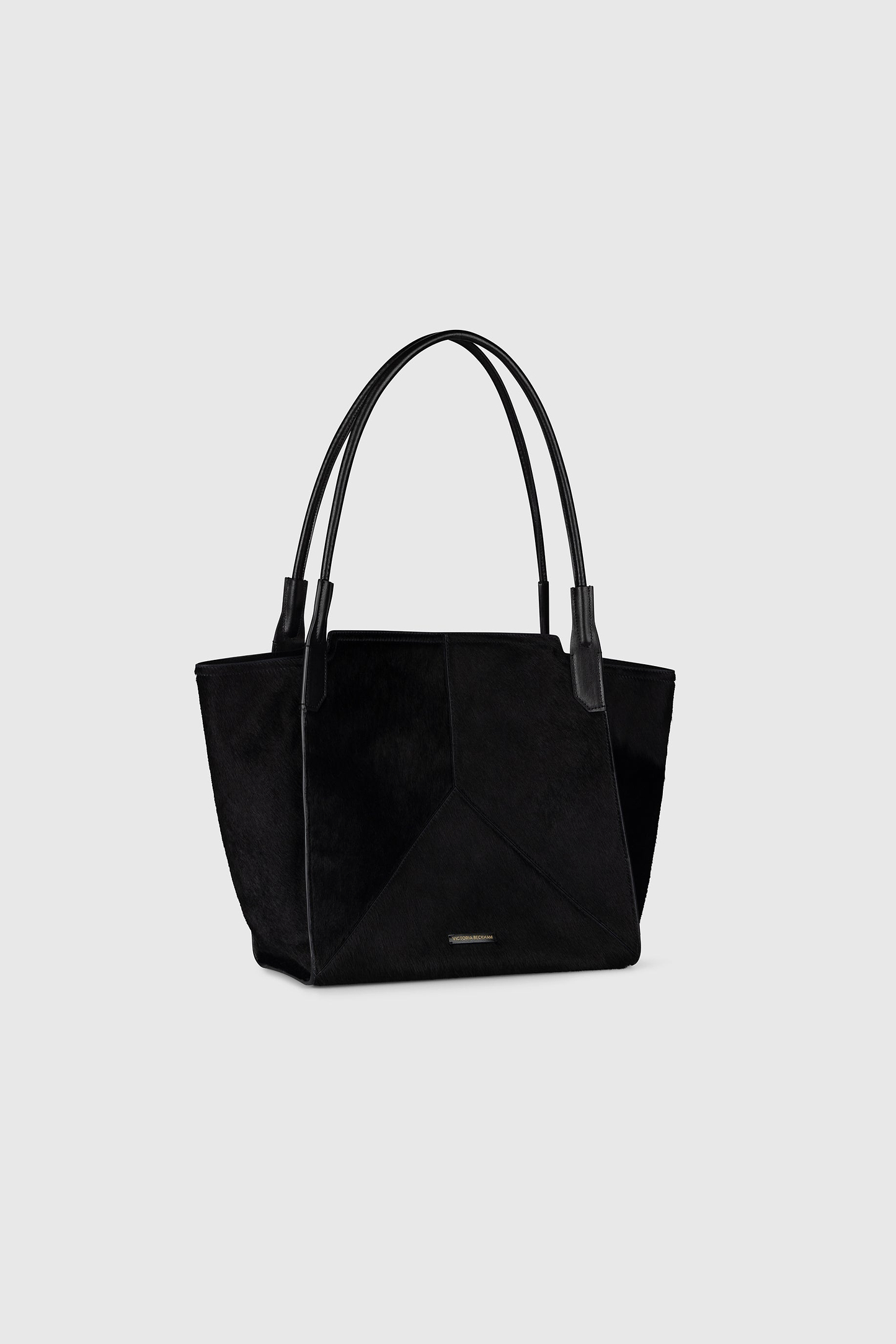 Victoria Tote Black Hair Calf Leather
