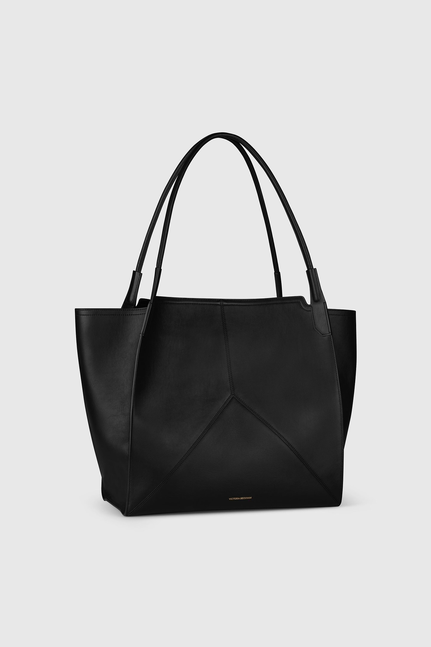 Victoria Tote Large Black Soft Calf Leather