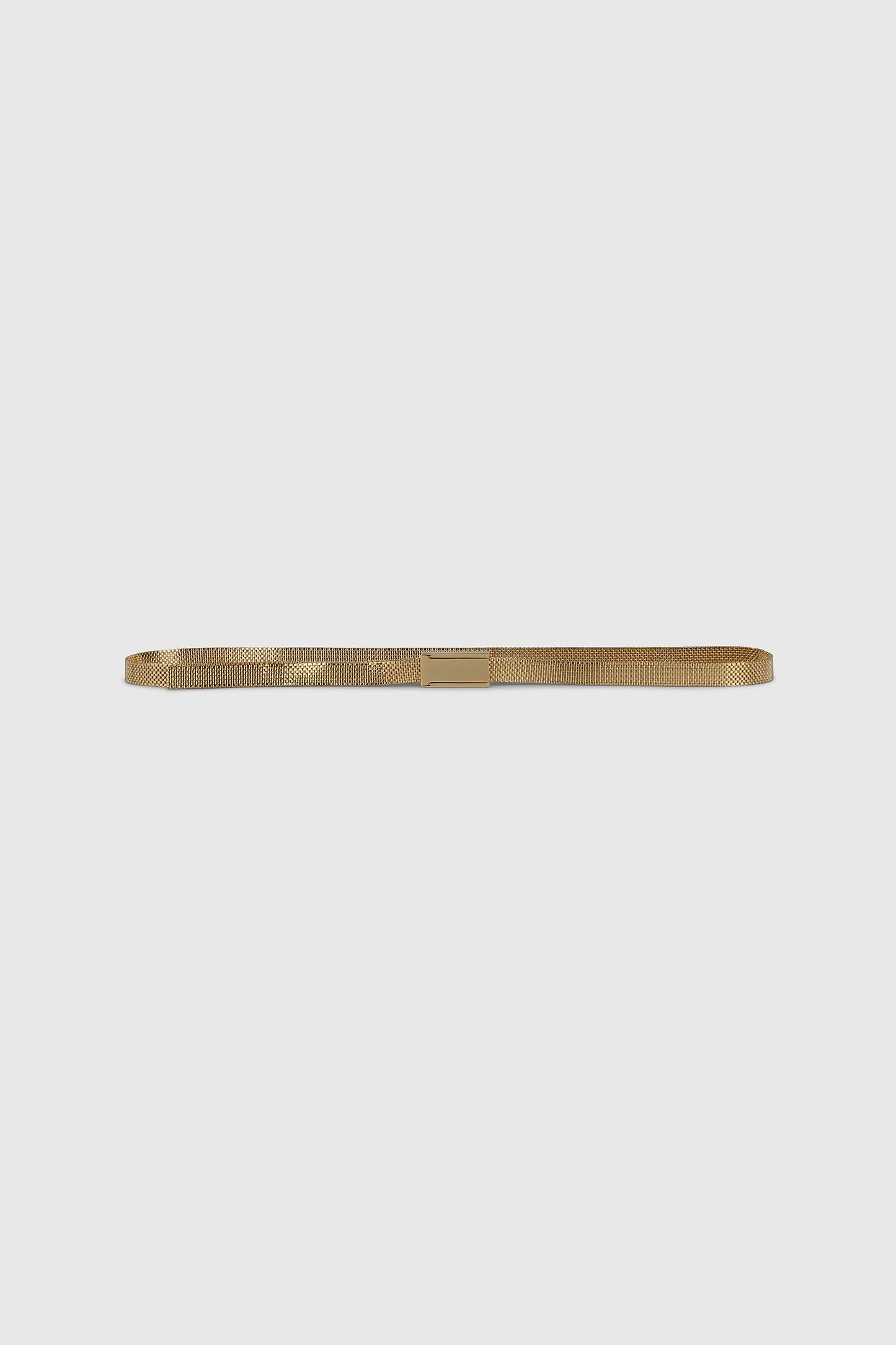 Portofino Light Gold Chain Belt in Brass