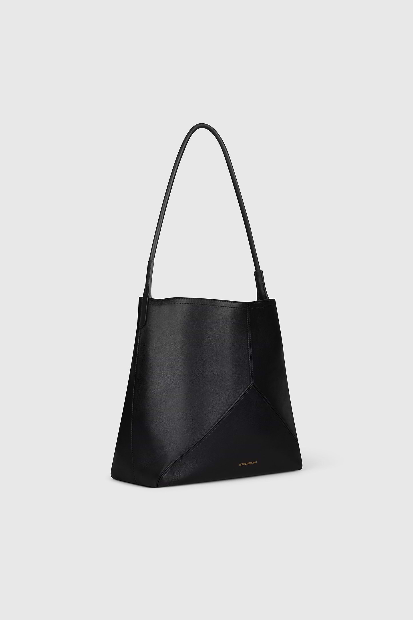 Victoria Hobo Black Soft Leather