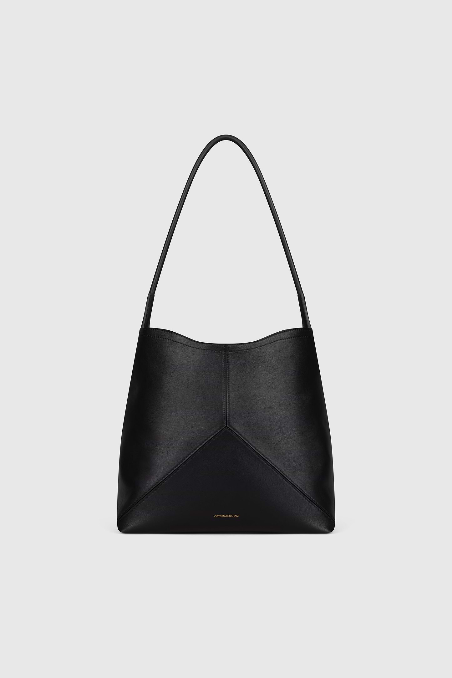 Victoria Hobo Black Soft Leather
