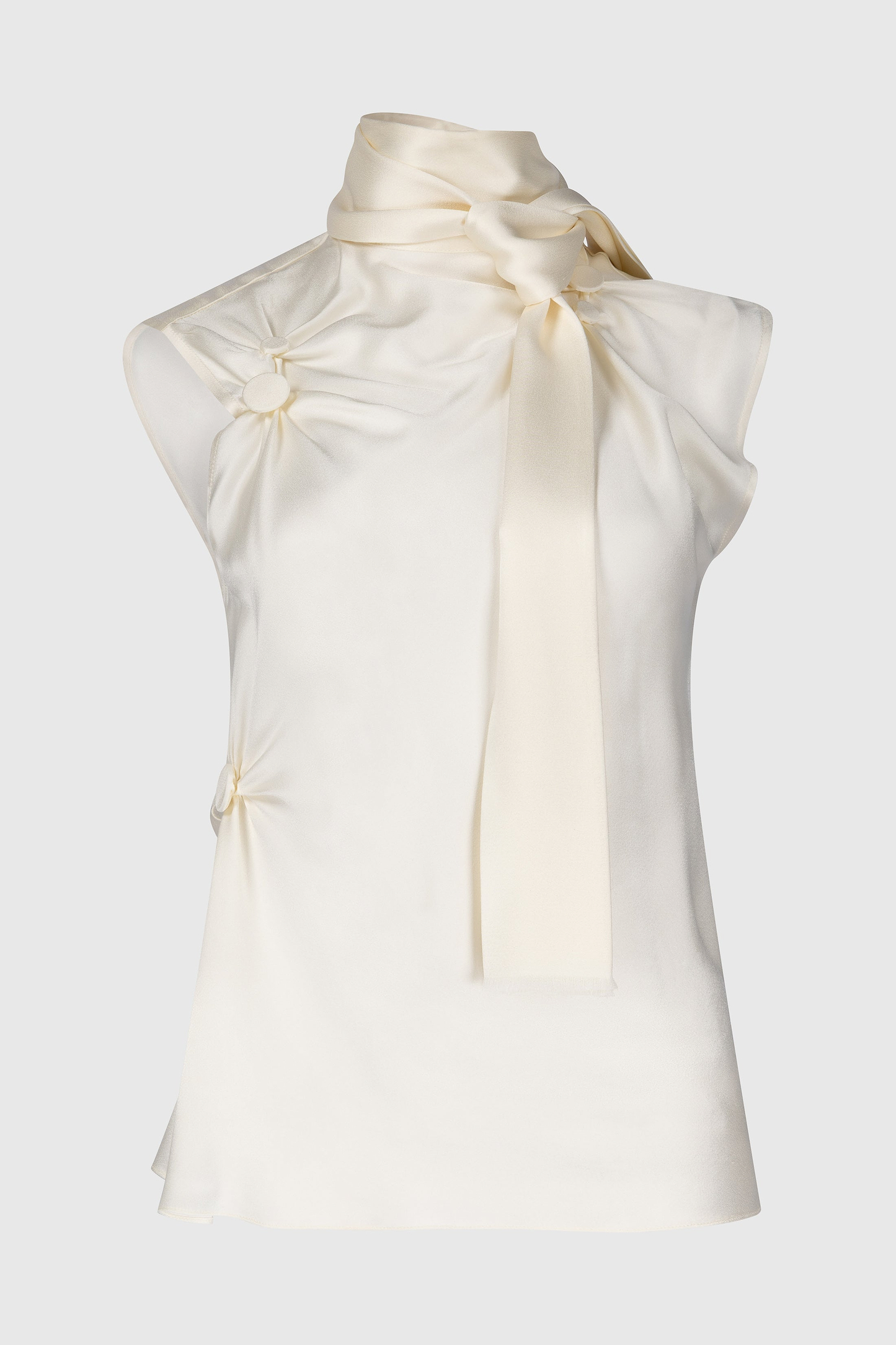 Ornamental Top In Ivory