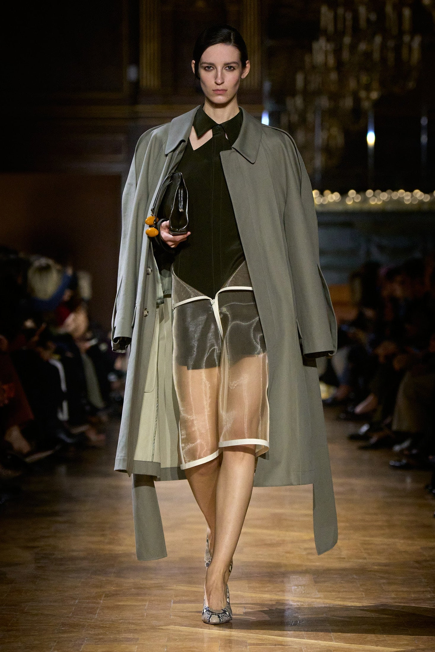 Car Coat In Beige