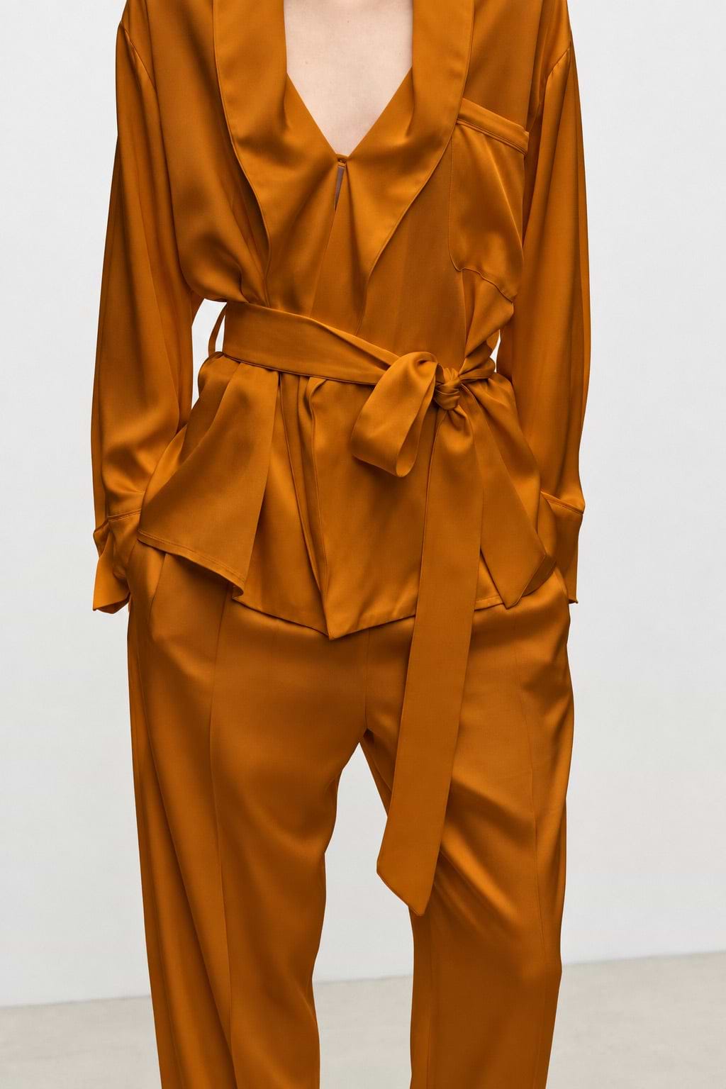 Alba Blouse In Bronze