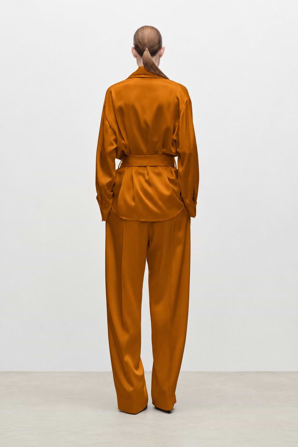 Alba Blouse In Bronze