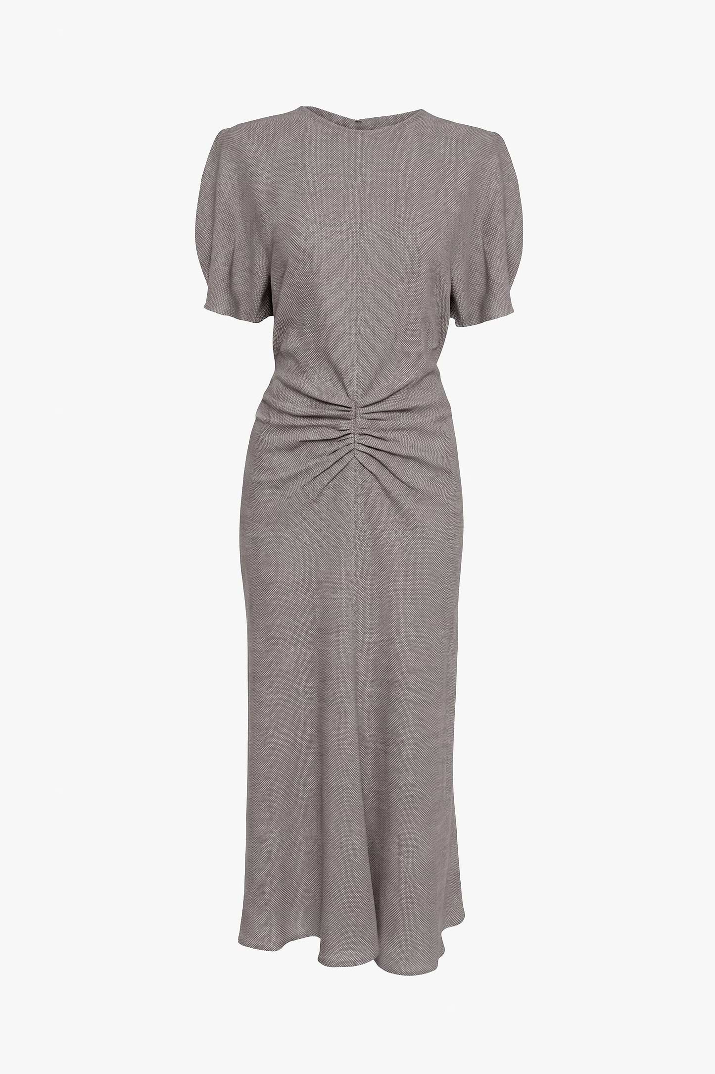 Bela Midi Dress In Grey