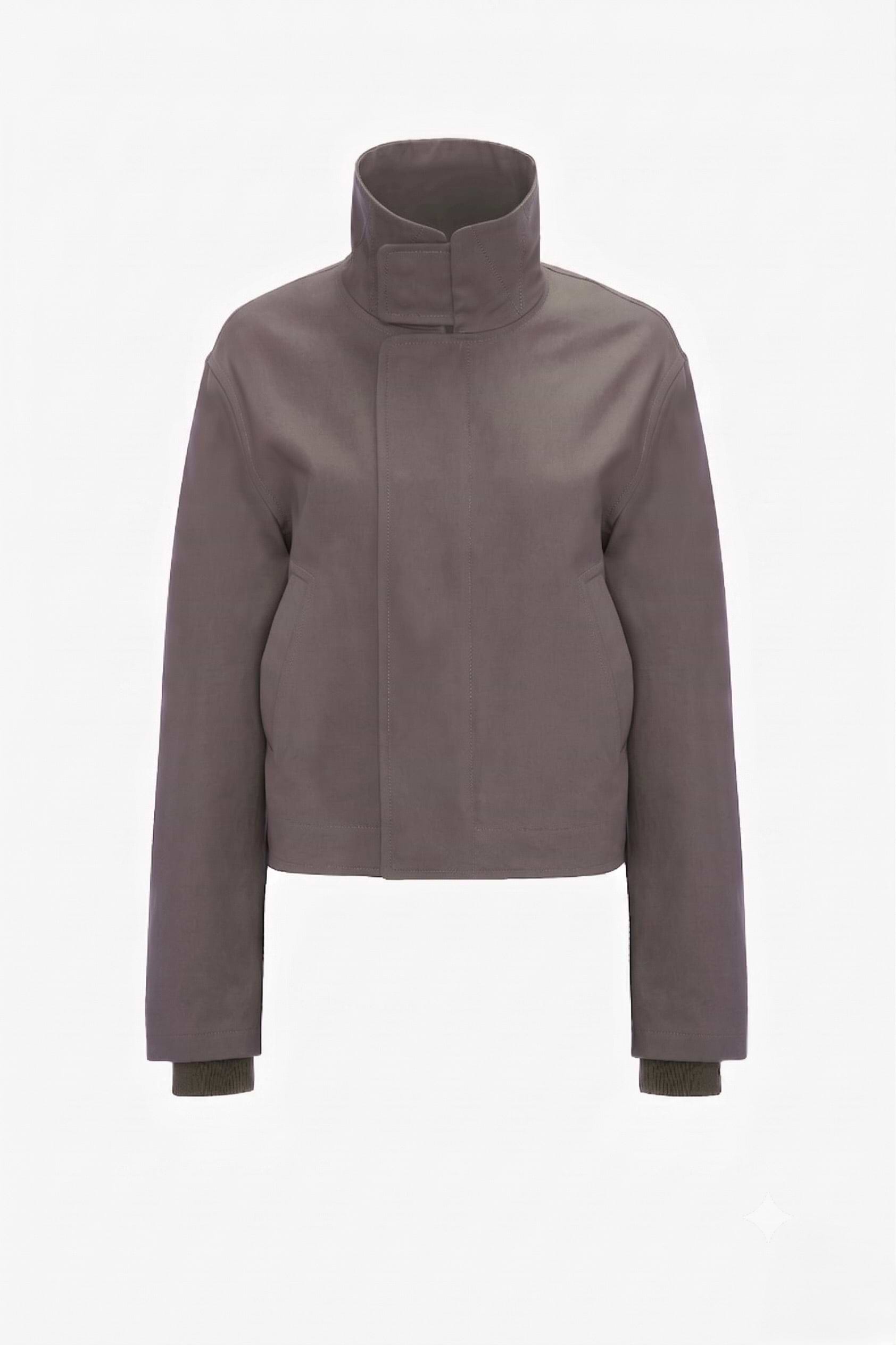 Bomber Jacket In Grey