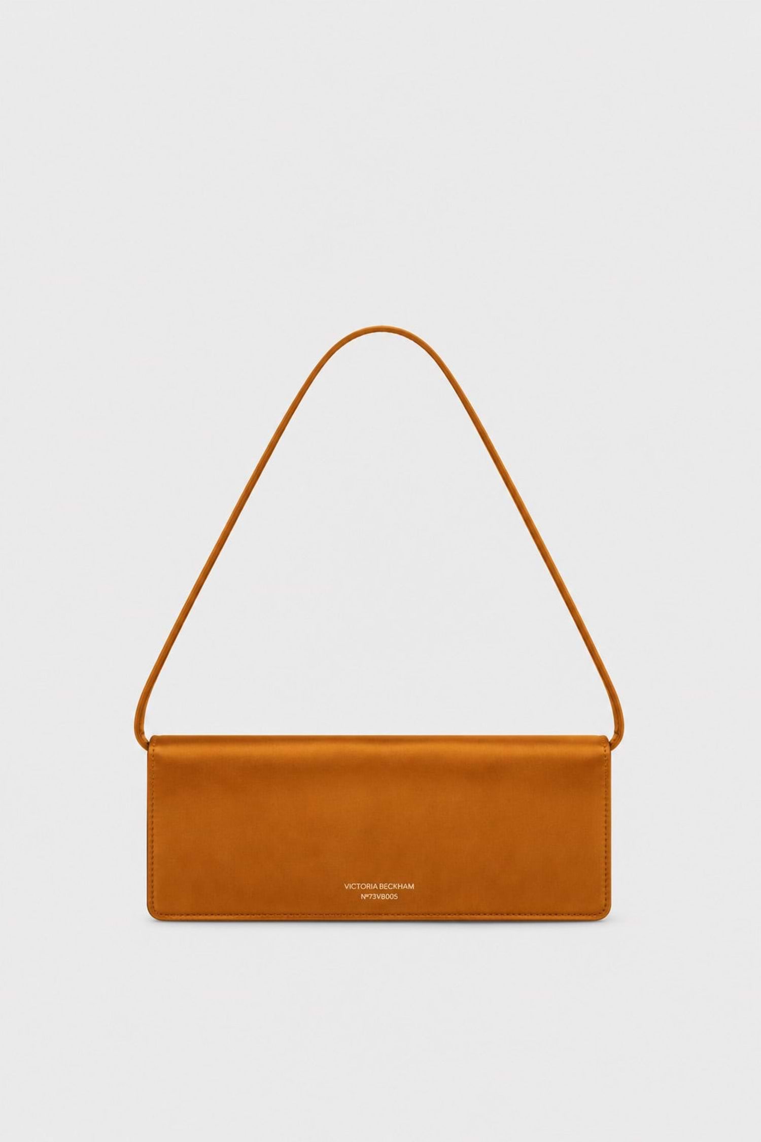 Dorian East West Clutch Bronze Satin