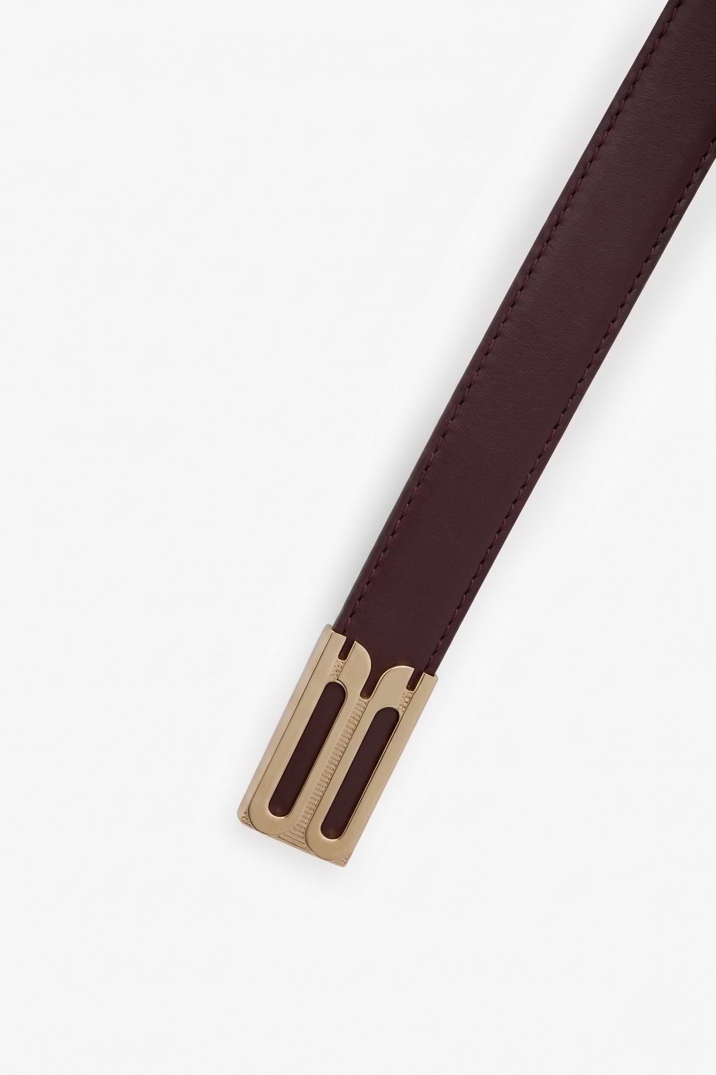 Dorian B Finite Belt 20mm Dark Burgundy Soft Leather