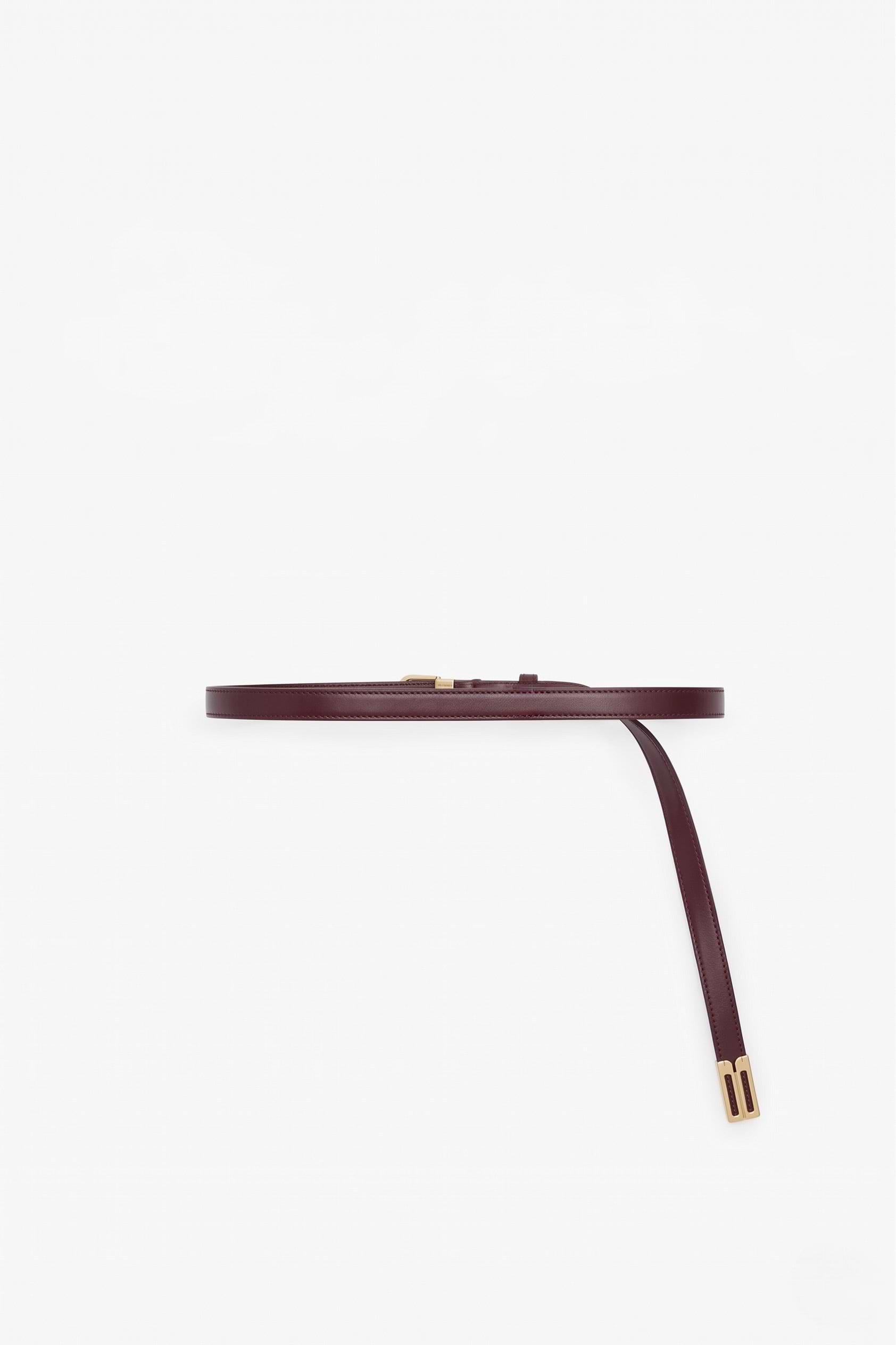 Dorian B Finite Belt 20mm Dark Burgundy Soft Leather