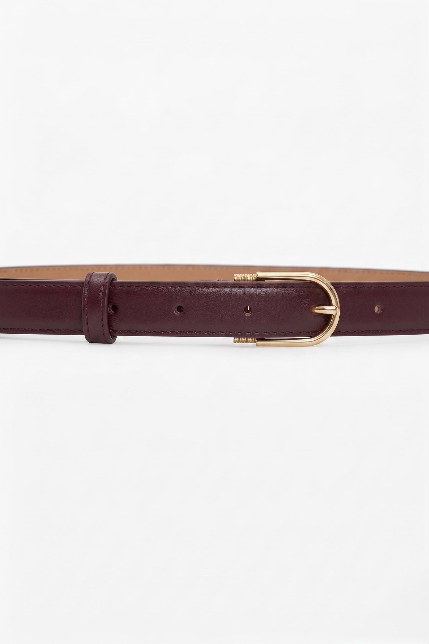 Dorian B Finite Belt 20mm Dark Burgundy Soft Leather
