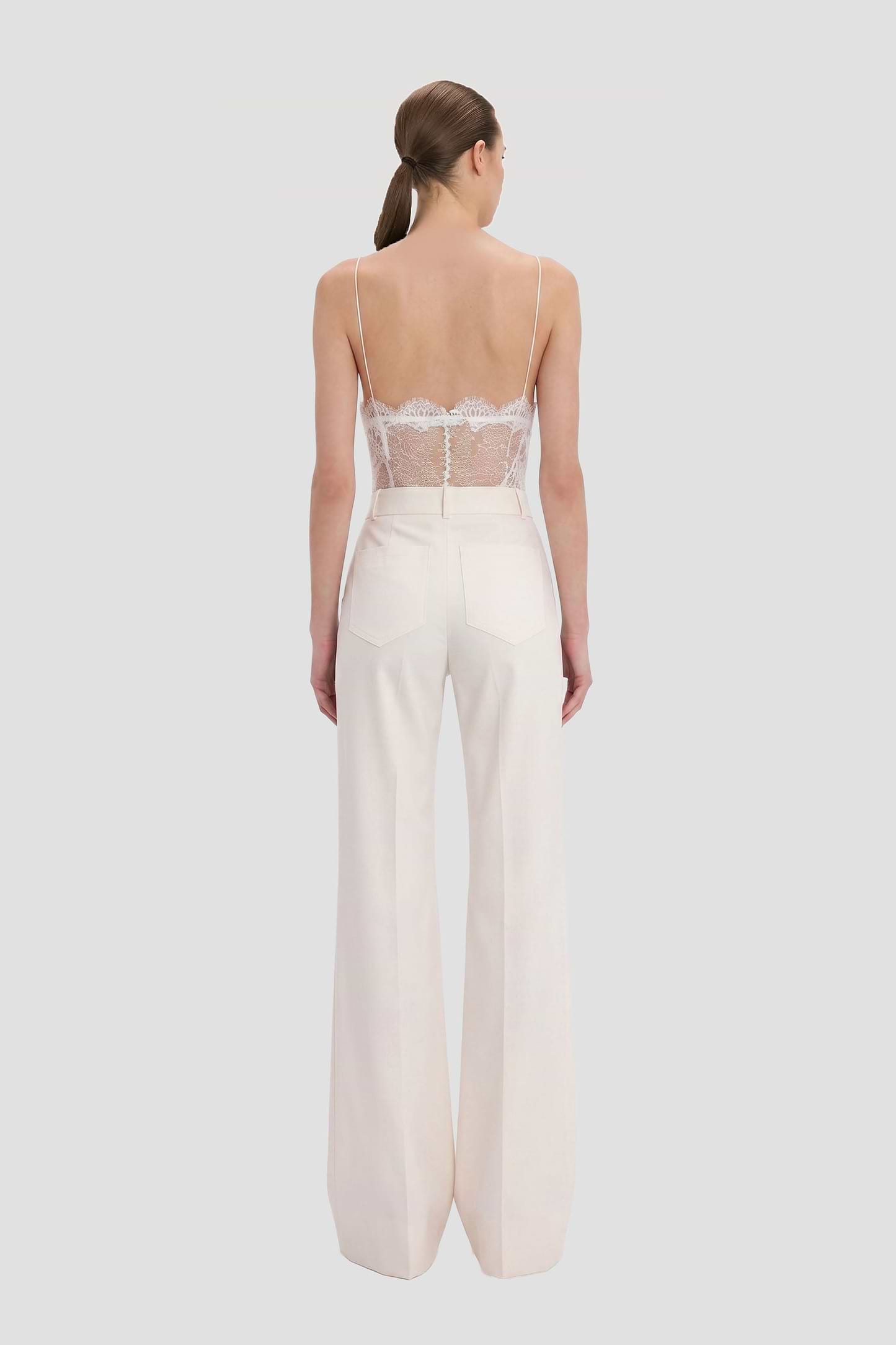 Lace Bodysuit In Ivory