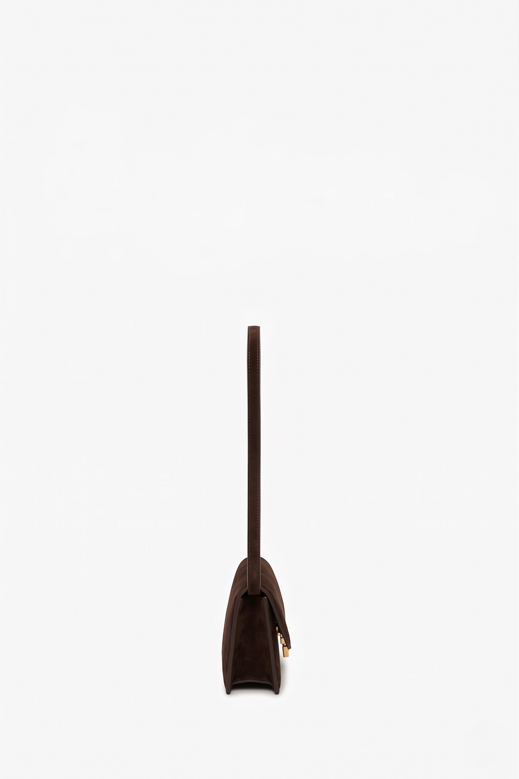 Dorian East-West Clutch Burgundy Suede