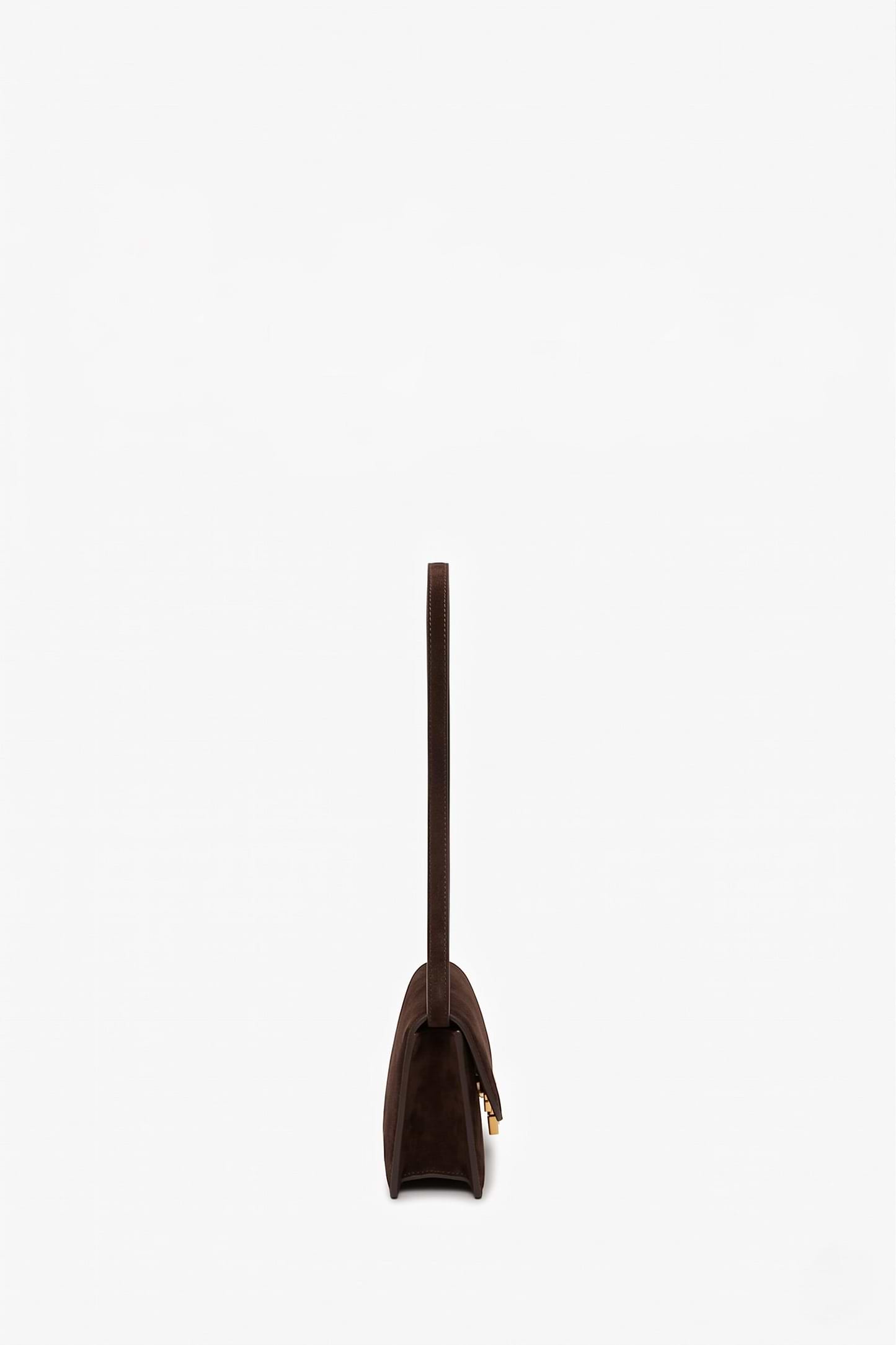 Dorian East-West Clutch Burgundy Suede
