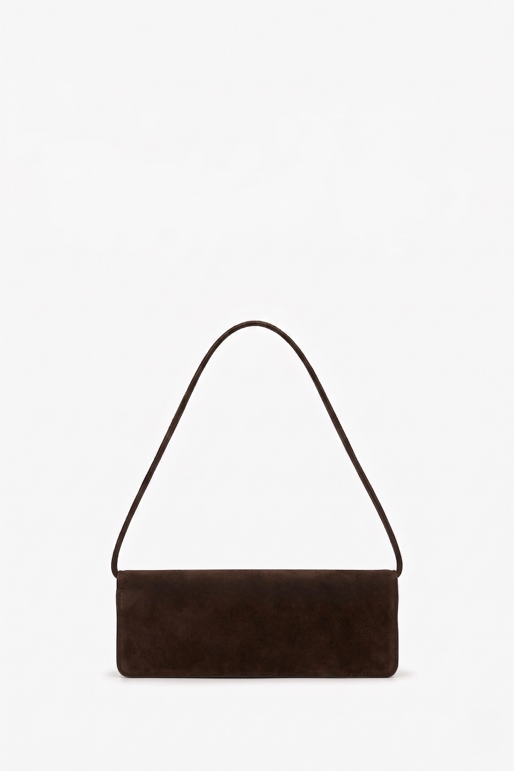 Dorian East-West Clutch Burgundy Suede