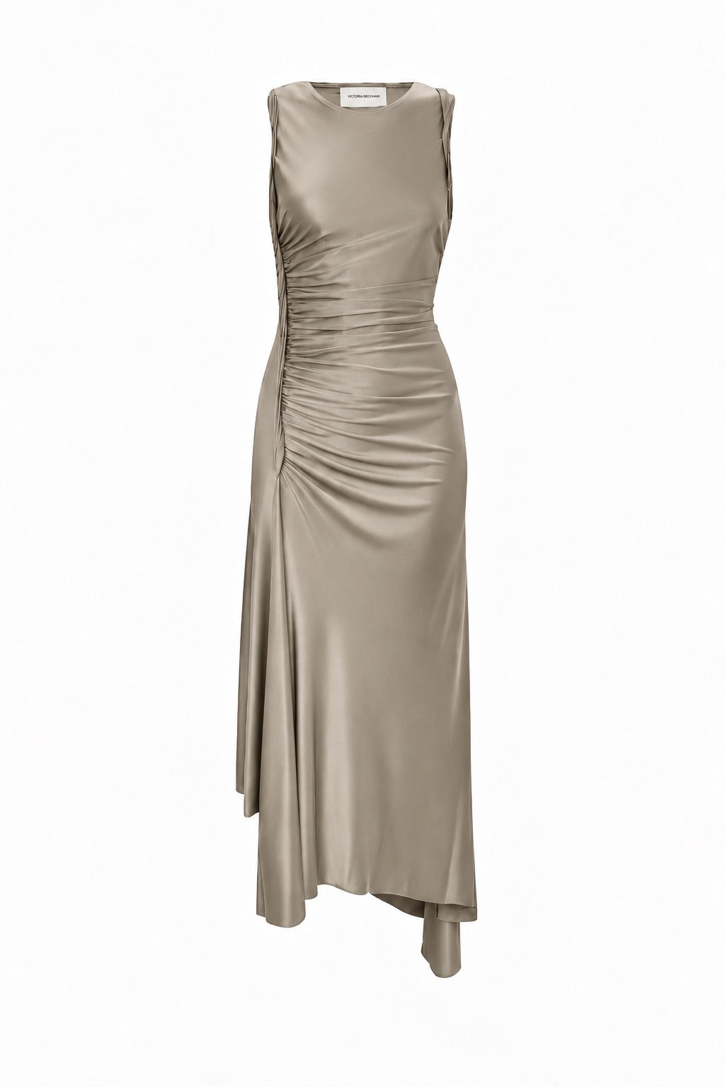Sylvie Midi Dress In Light Grey