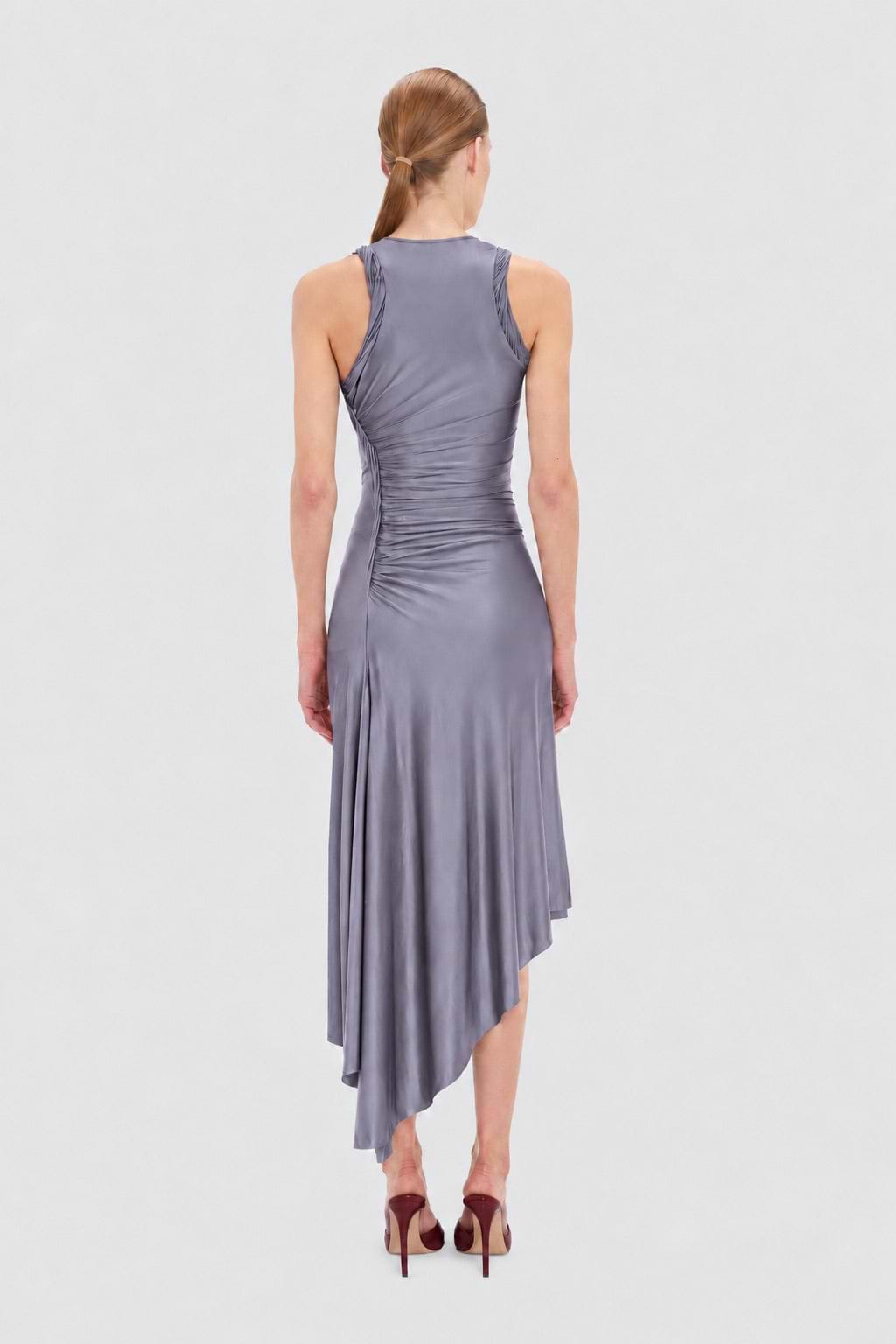 Sylvie Midi Dress In Lilac