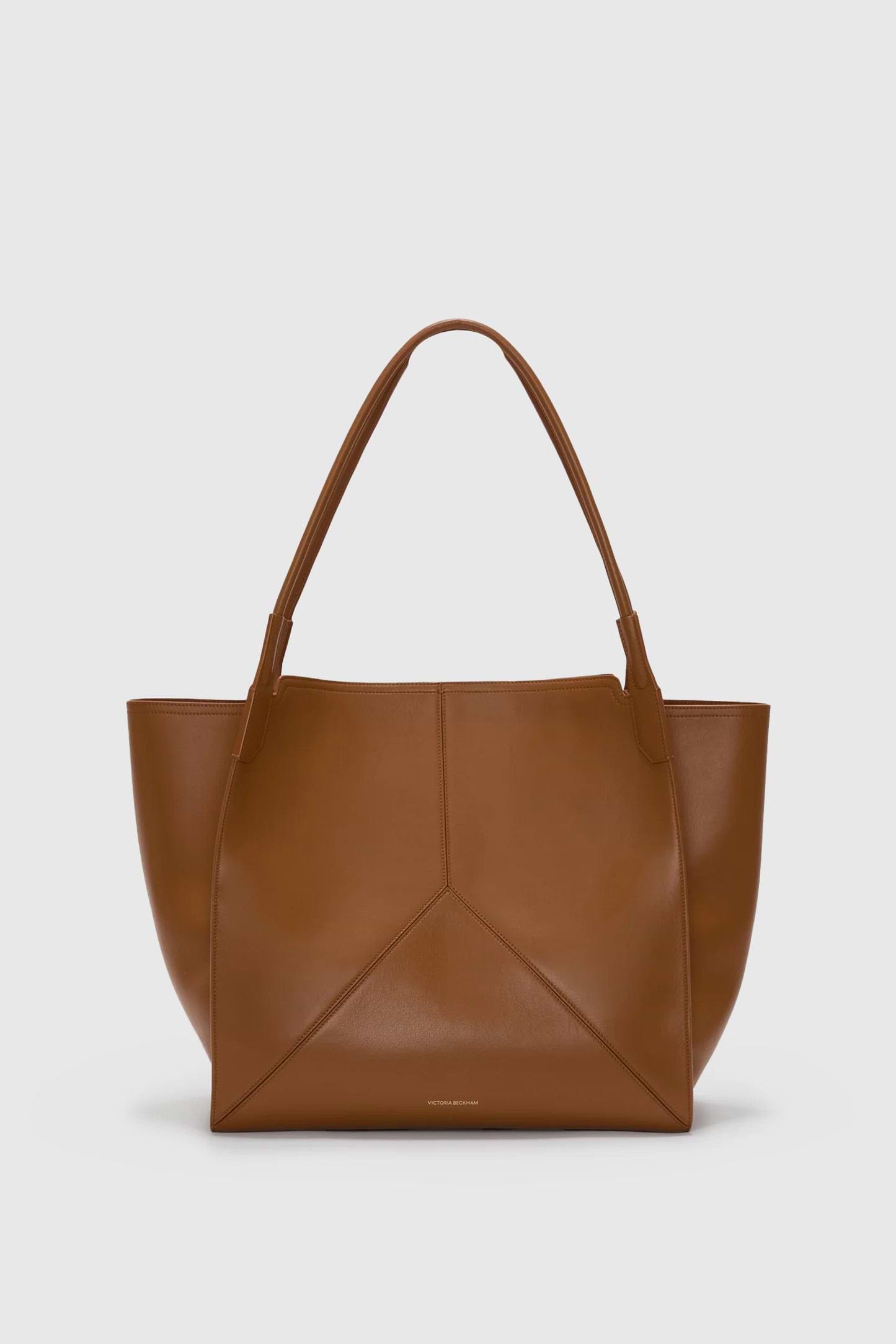 Victoria Tote Large Tan Soft Calf Leather