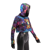 Selene and Soleil Crop Hoodie