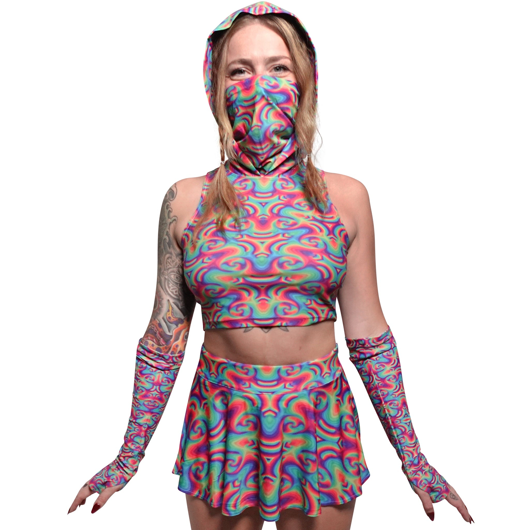 The Steve Hooded Mask Top (wholesale)
