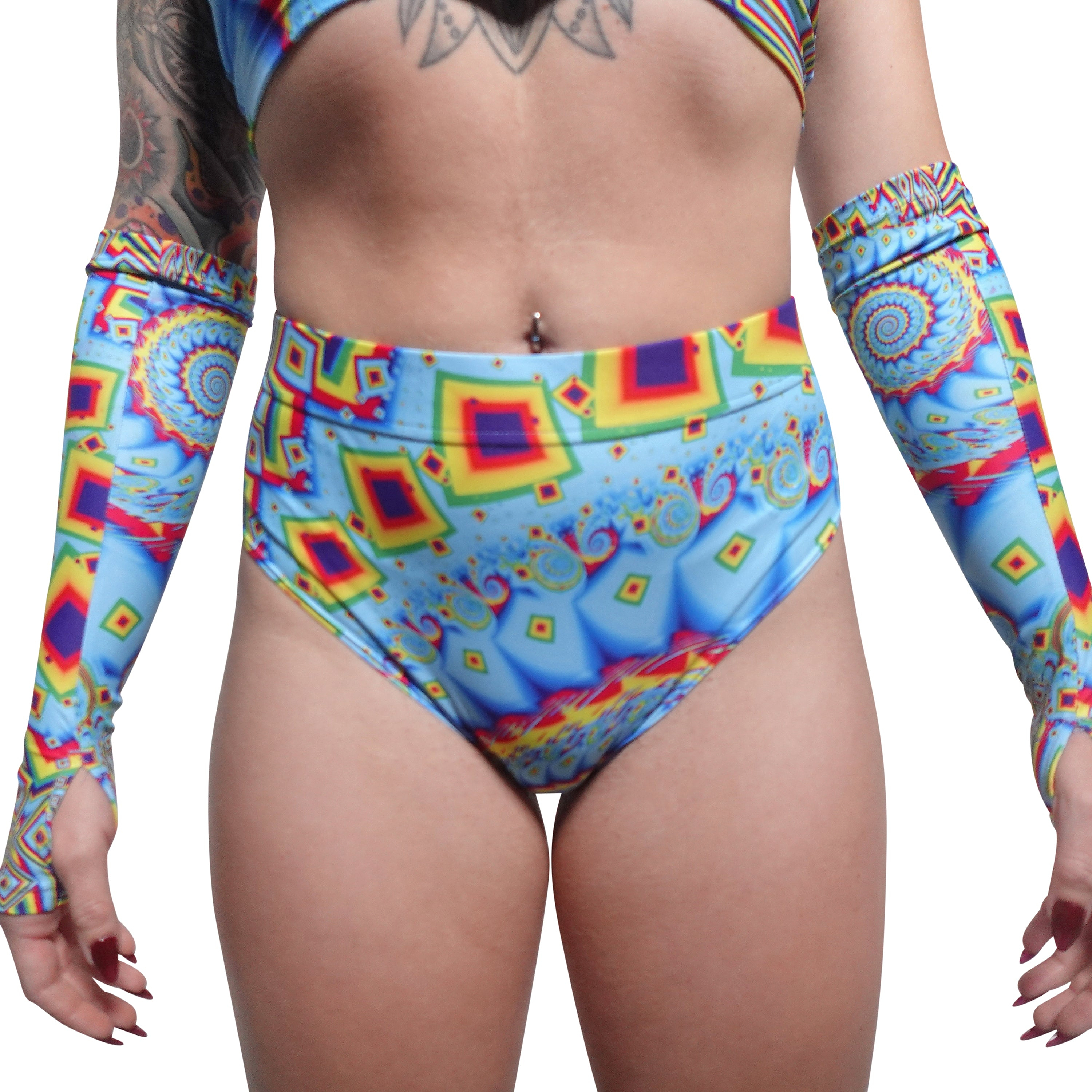 Third Eye Vortex High Cut Shorts (wholesale)