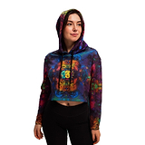 Selene and Soleil Crop Hoodie