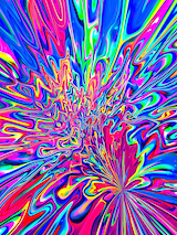 Psychedelic Pour House Colorizer Frame Art Pack Bundle