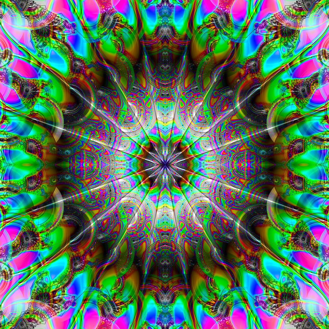 Psychedelic Pour House Colorizer Frame Art Pack Bundle