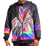 Crystallization Reversible Hoodie
