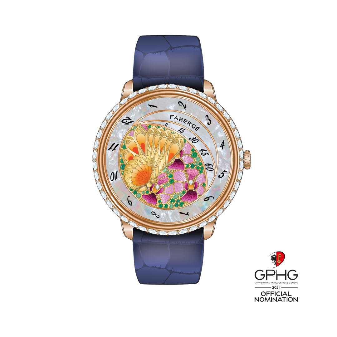 Compliquée Butterfly Blooms Watch