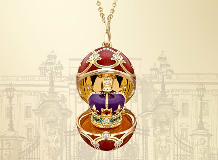Coronation Egg Pendant 1