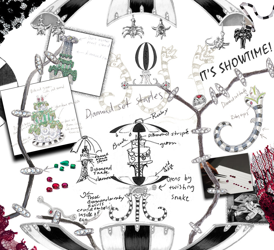 Fabergé X Beetlejuice Beetlejuice Egg Objet, In Partnership With Tim Burton