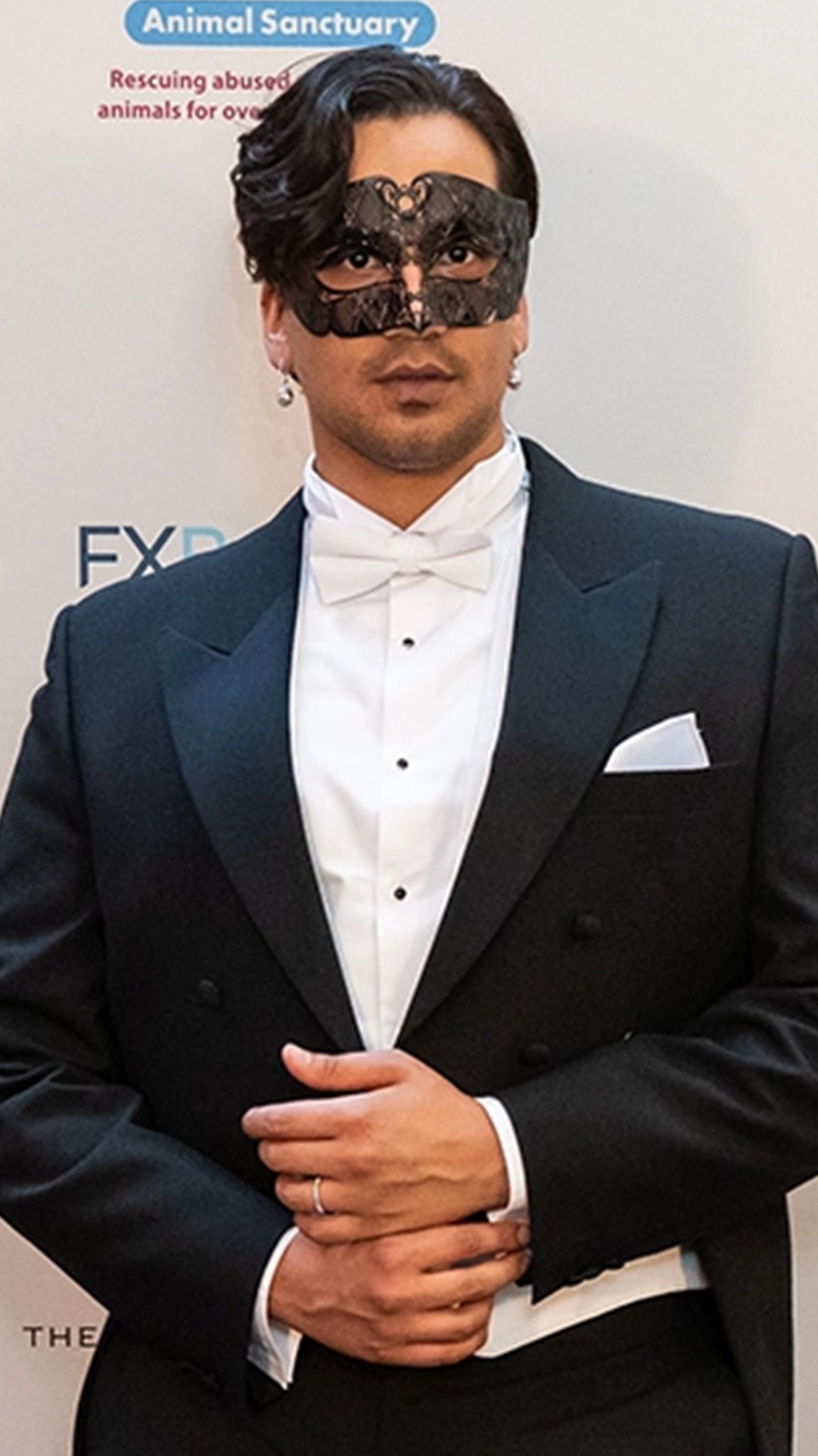 NATHANIEL CURTIS WEARS FABERGÉ TO THE FEATHERS ANIMAL BALL