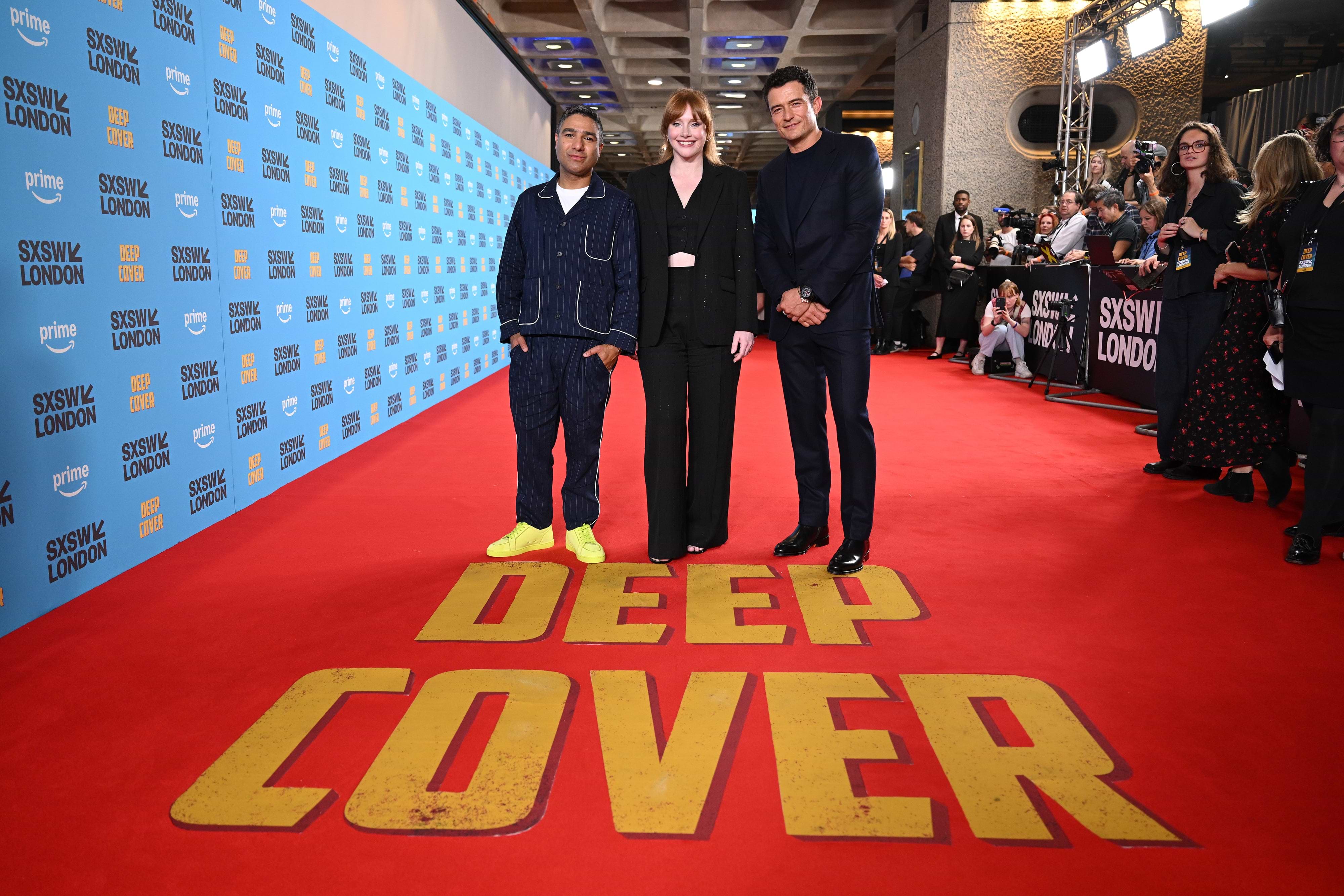 Nick Mohammed wears Fabergé at ‘Deep Cover’ World Premiere