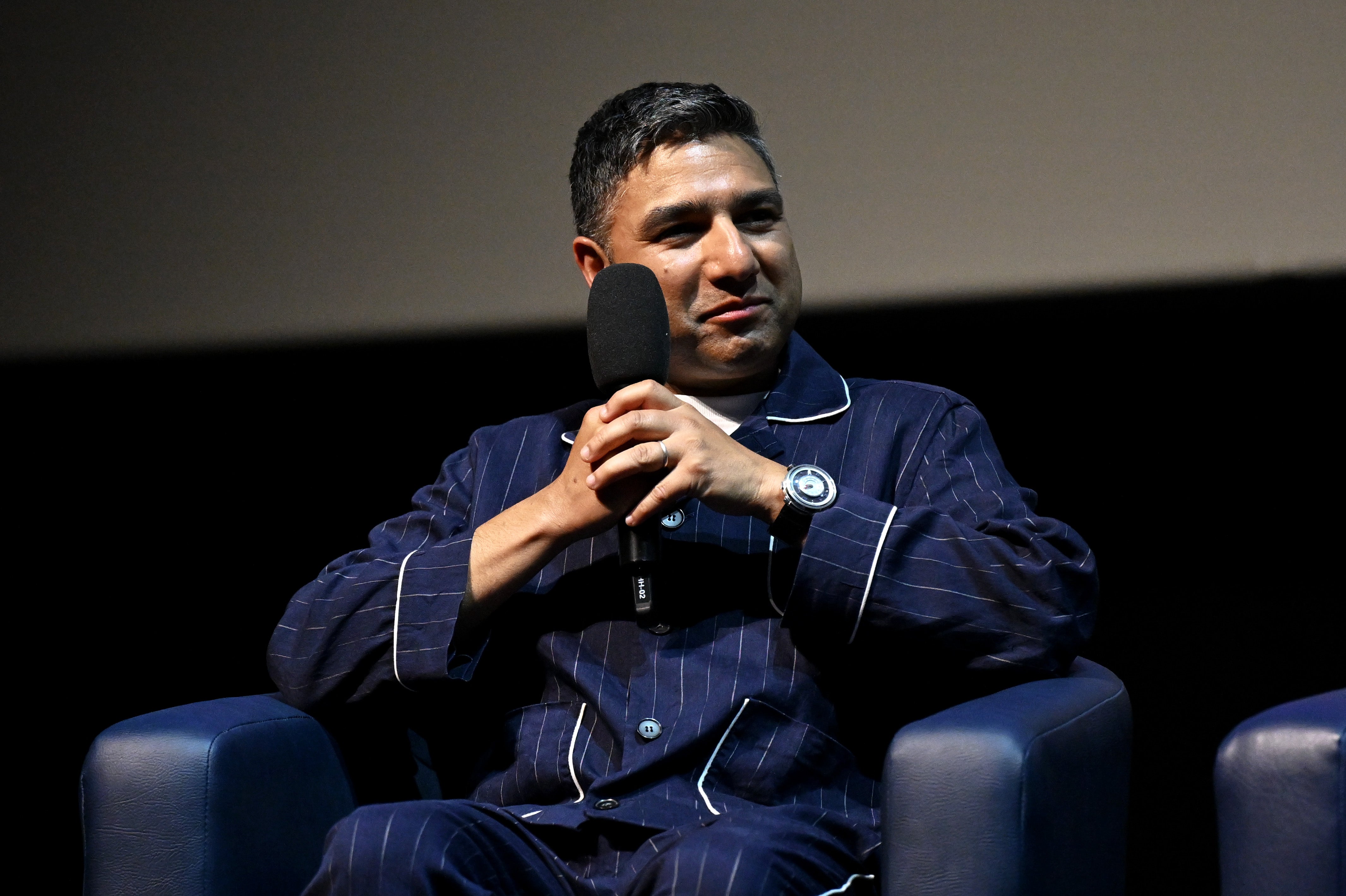 Nick Mohammed wears Fabergé at ‘Deep Cover’ World Premiere