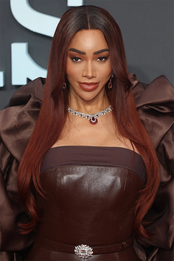Munroe Bergdorf wears Fabergé at Challengers Premiere