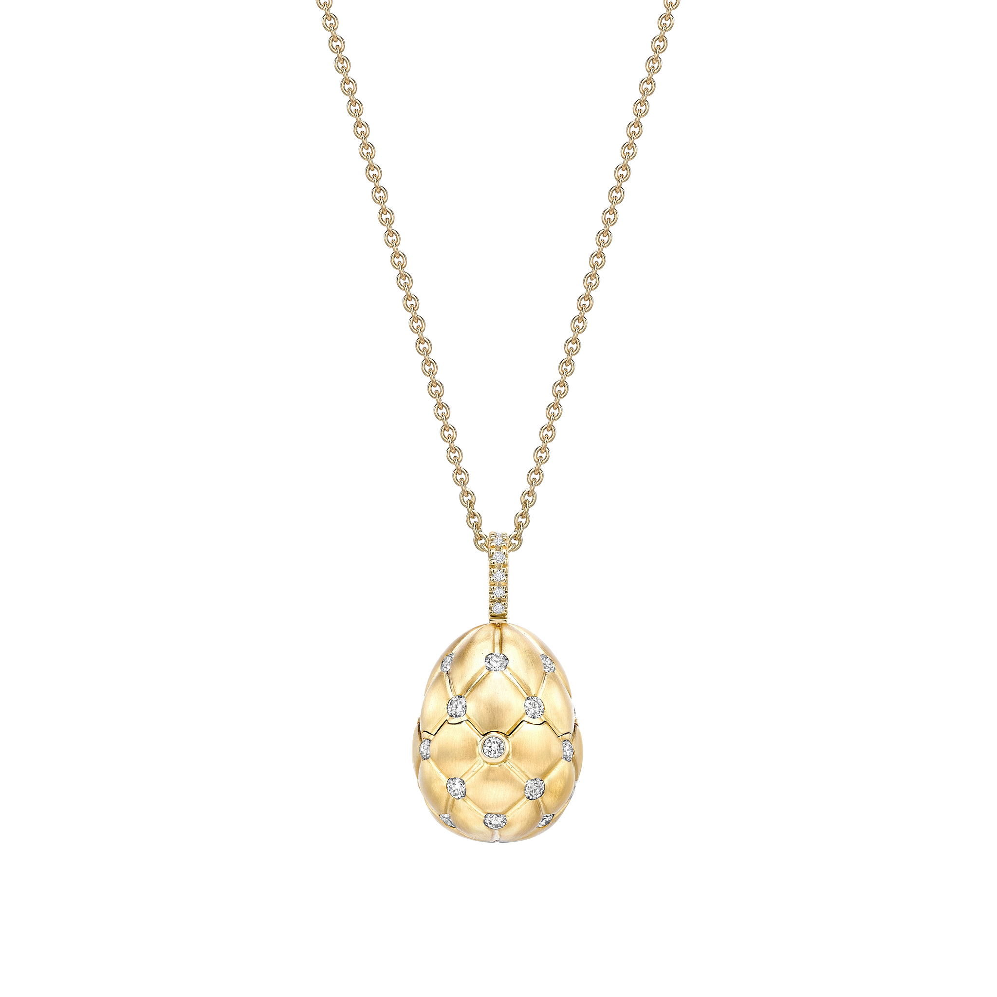 Brushed Heart Surprise Yellow Gold Locket