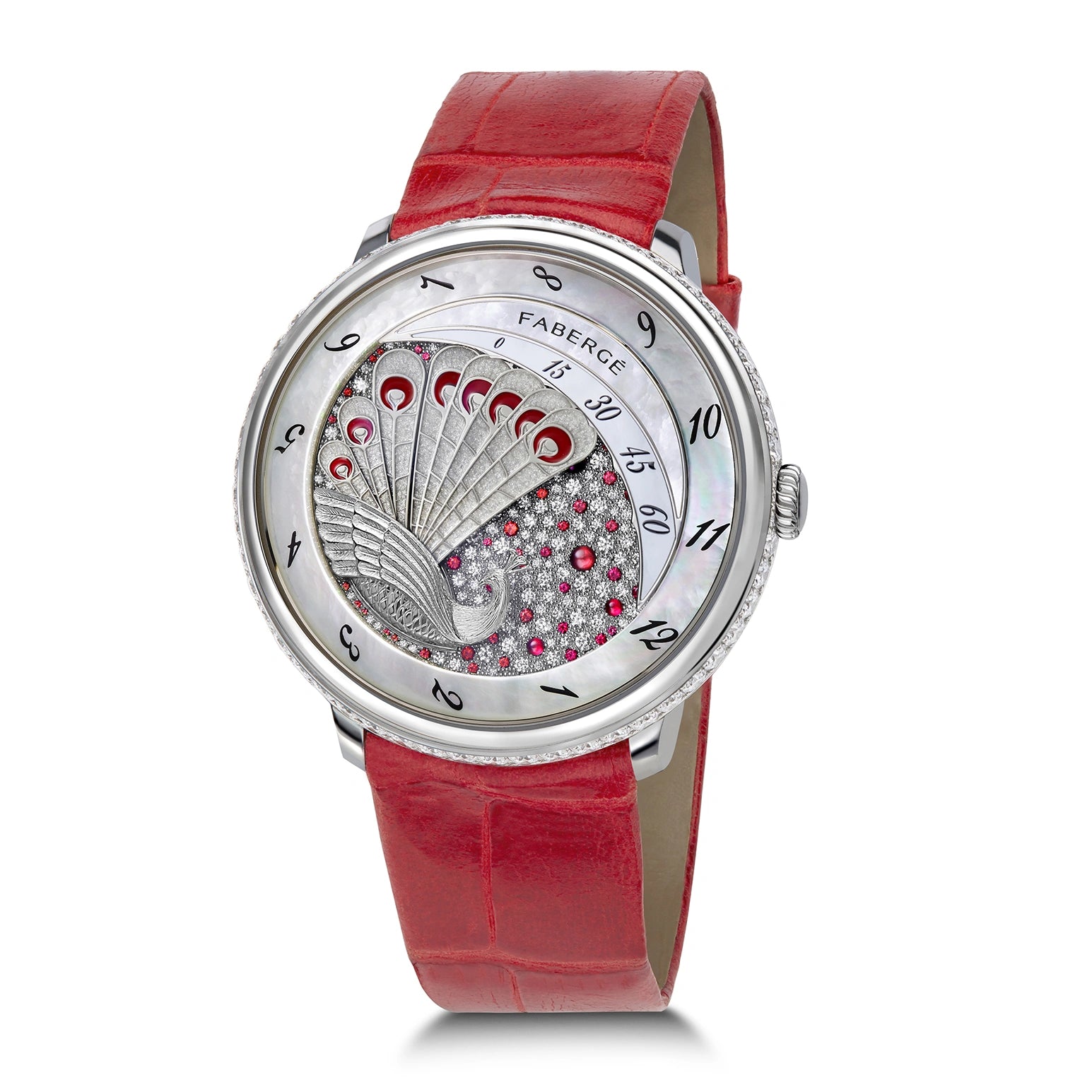 FABERGÉ WATCH – LADY COMPLIQUÉE PEACOCK RUBY WATCH