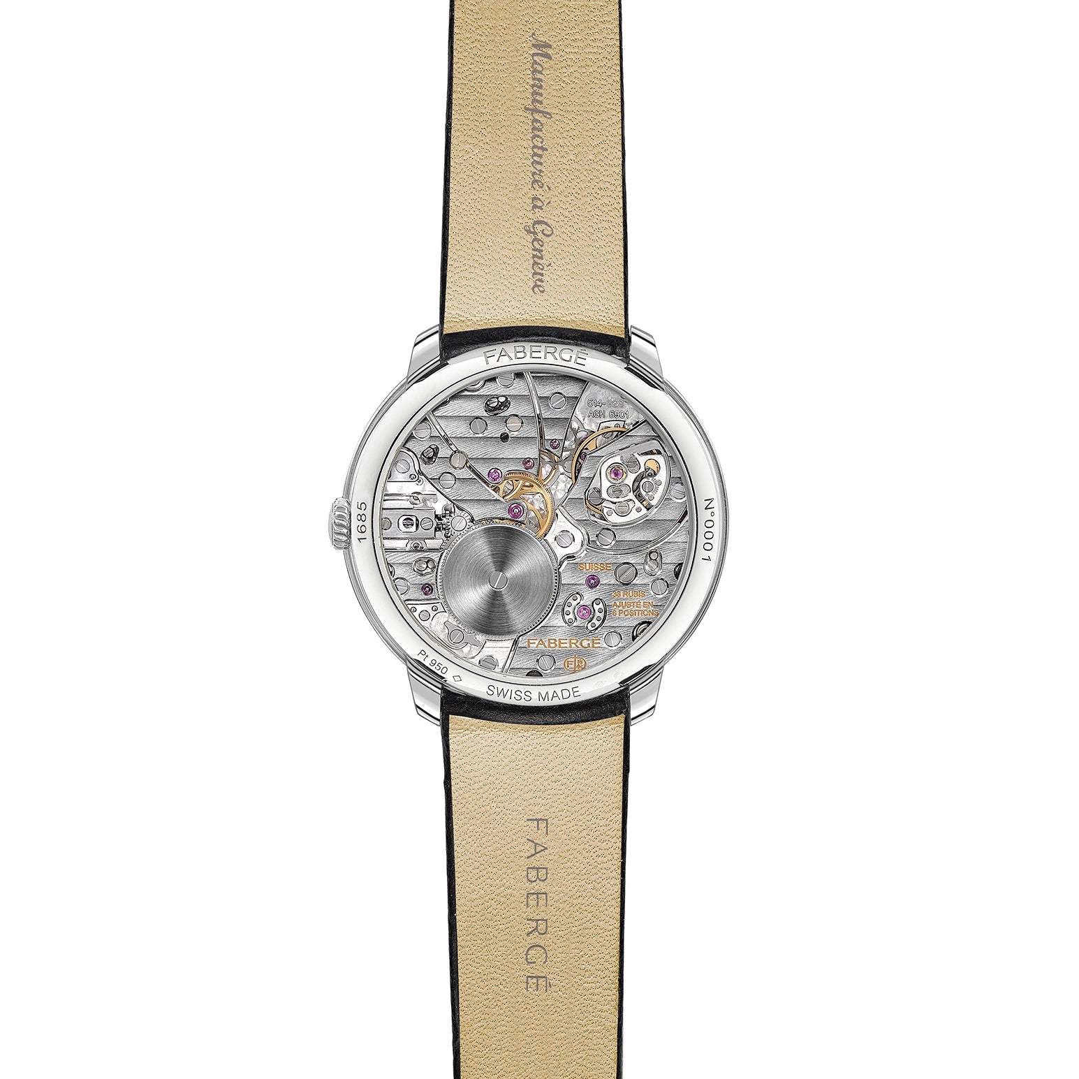 Fabergé Compliquée Peacock Black Sapphire Watch