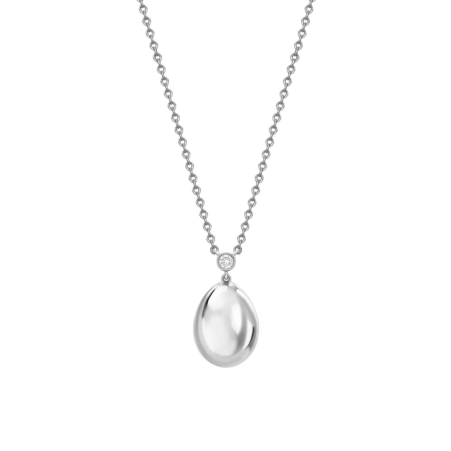 Fabergé Essence white gold petite pendant
