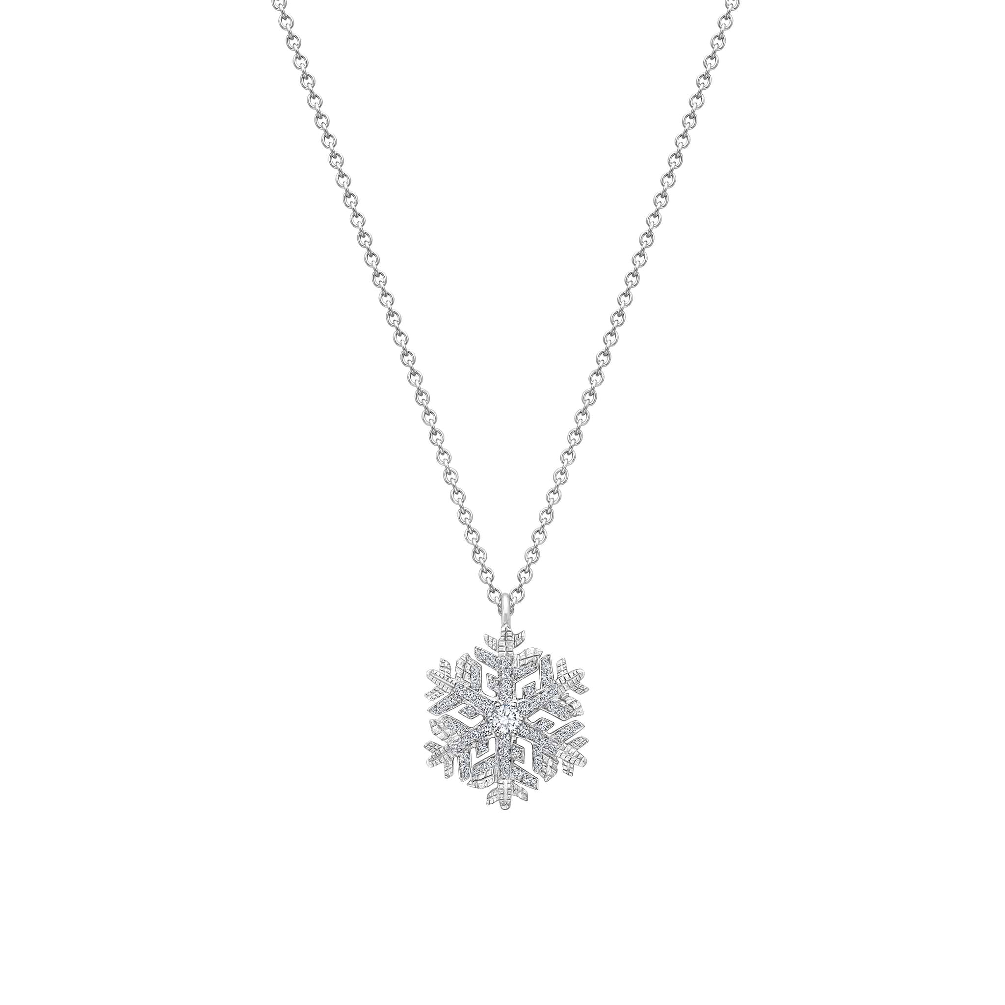 Platinum Diamonds 'Winter' Snowflake Pendant
