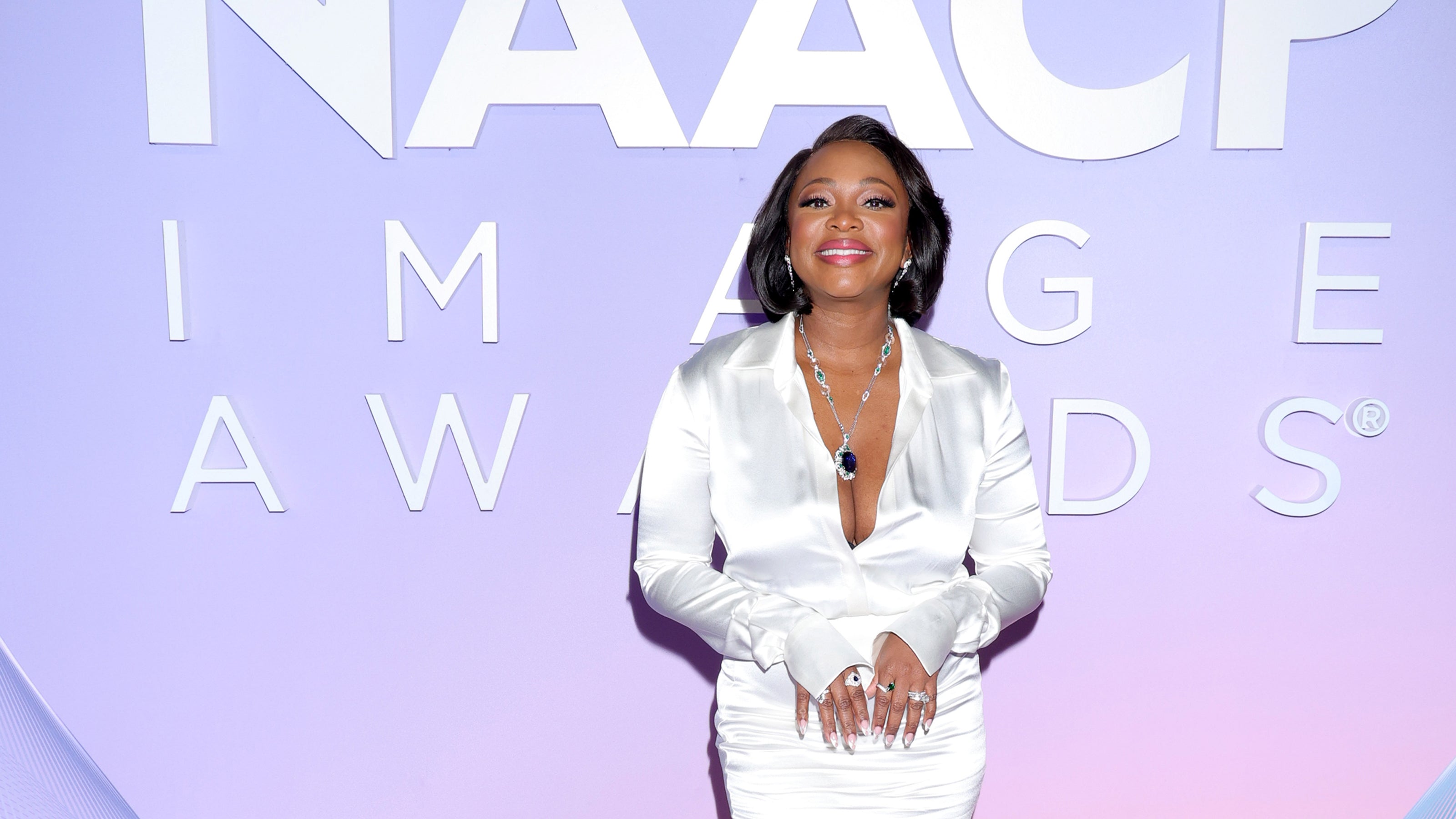Naturi Naughton wears Fabergé at the 56th NAACP Image Awards